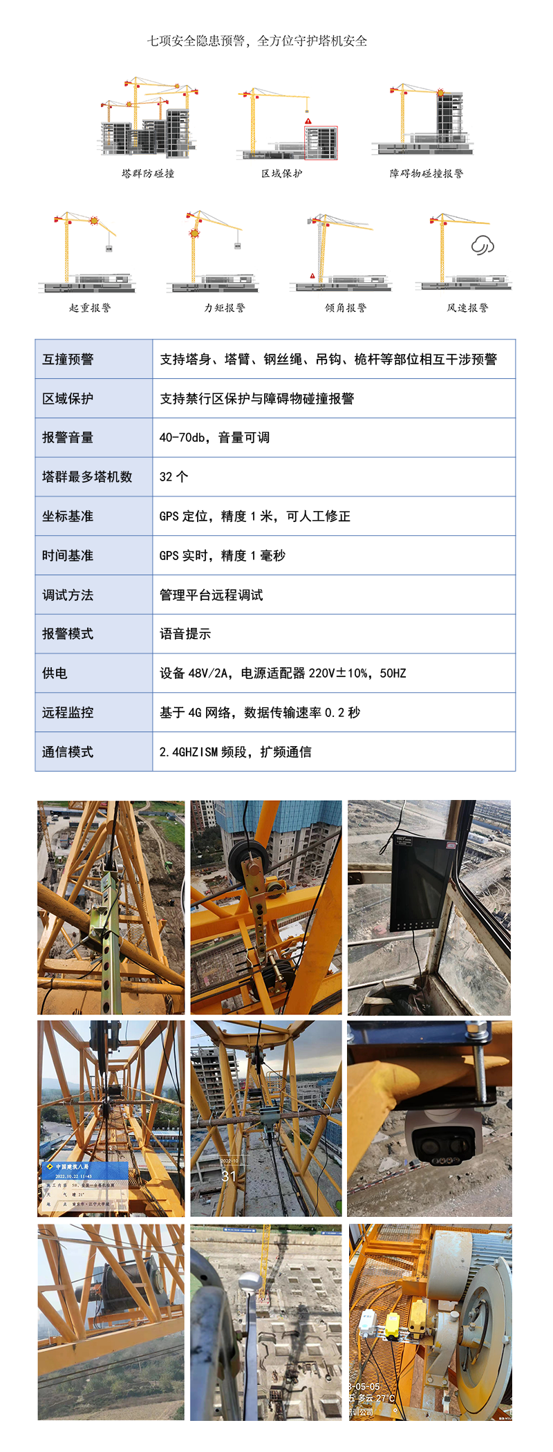 CMC-30塔吊安全監控可(kě)視(shì)化(huà)一(yī)體(tǐ)機(jī)