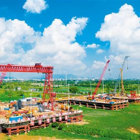 潮汕環線京竈大(dà)橋土(tǔ)建